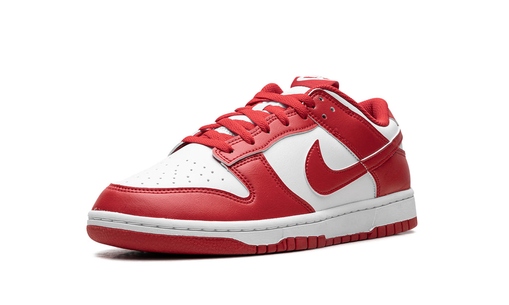 Nike Dunk Low Sneakers - Red & White