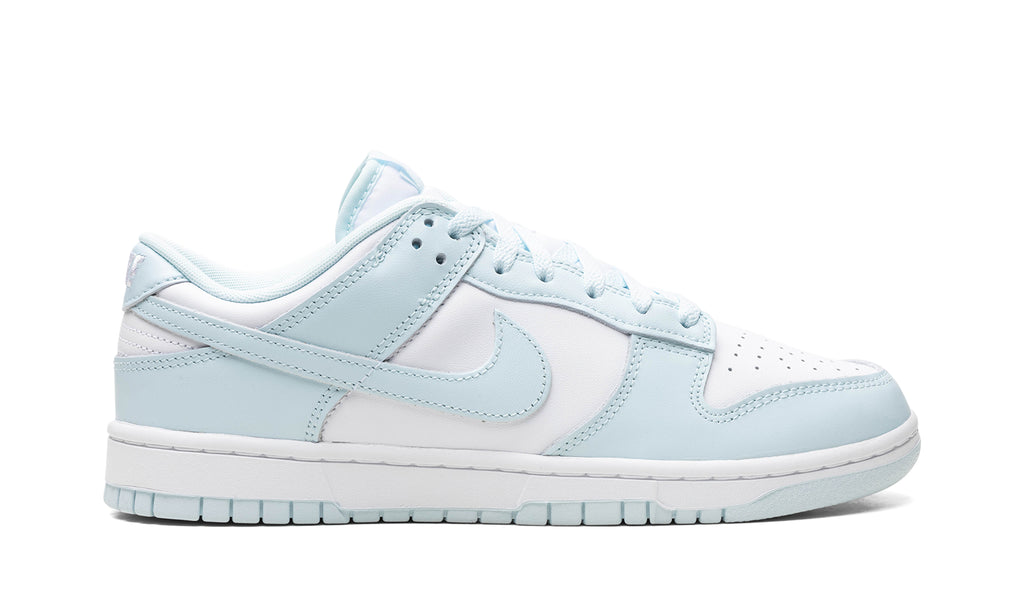 Nike Dunk Low Sneakers - White & Pale Blue