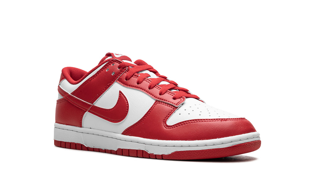 Nike Dunk Low Sneakers - Red & White