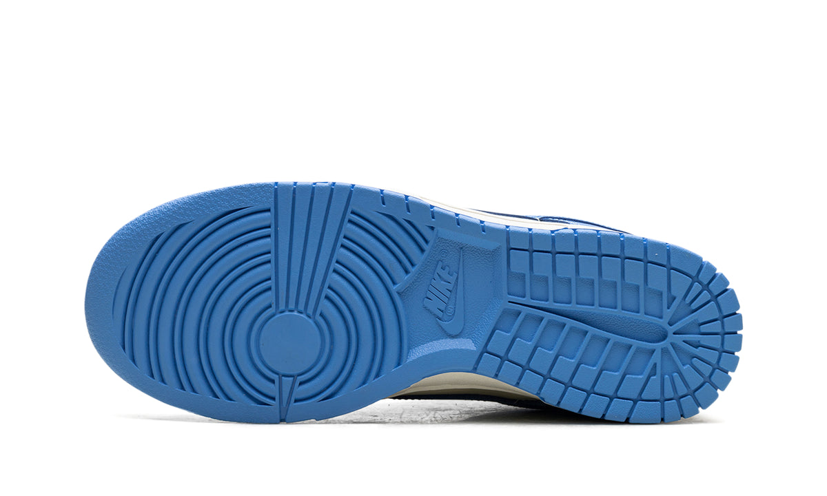 Nike Dunk Low Sneakers - Blue and Cream