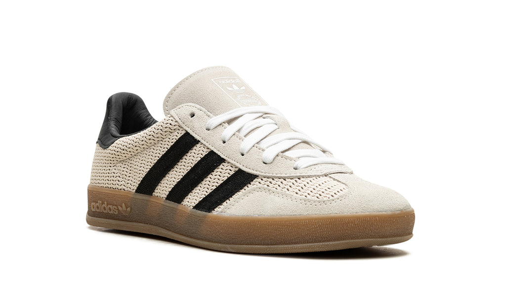 adidas Gazelle Indoor Sneakers – Cream, Black & Gum