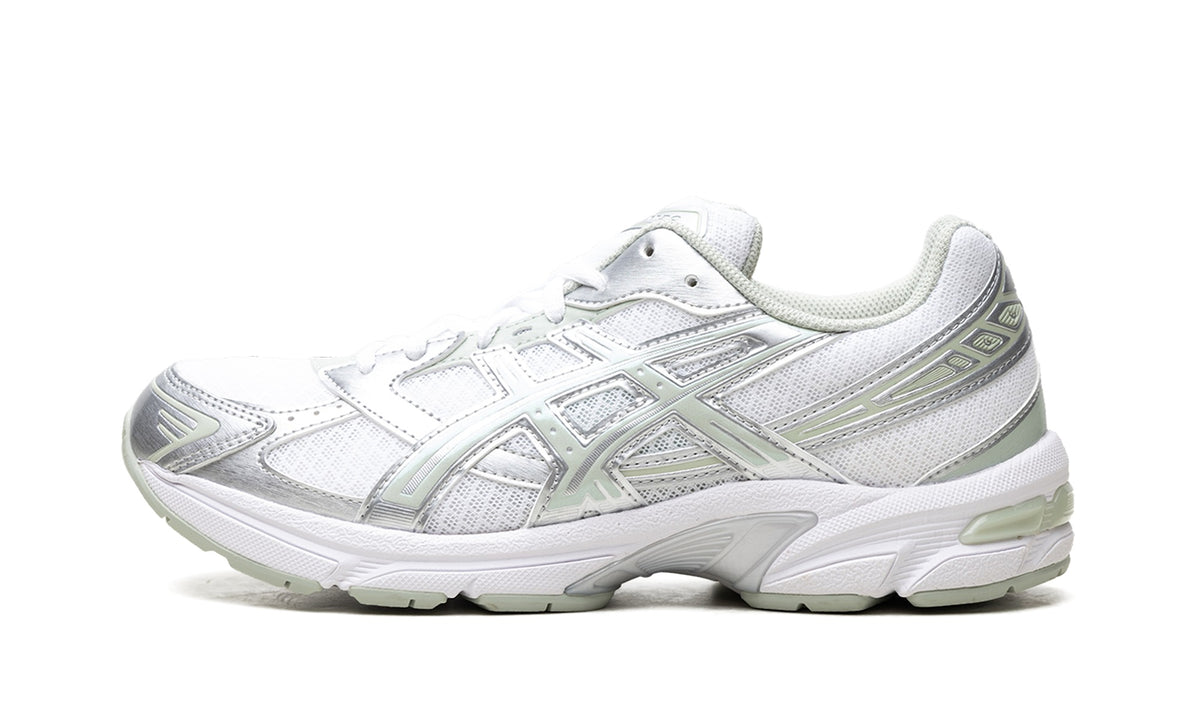 ASICS Mesh Sneakers - White, Silver & Pale Green