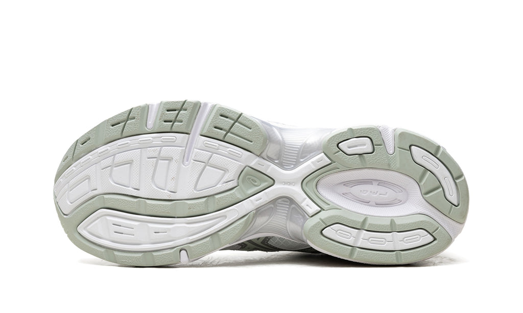 ASICS Mesh Sneakers - White, Silver & Pale Green