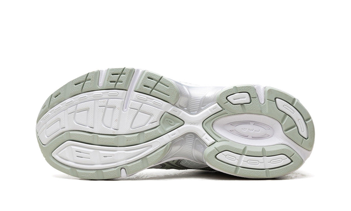 ASICS Mesh Sneakers - White, Silver & Pale Green