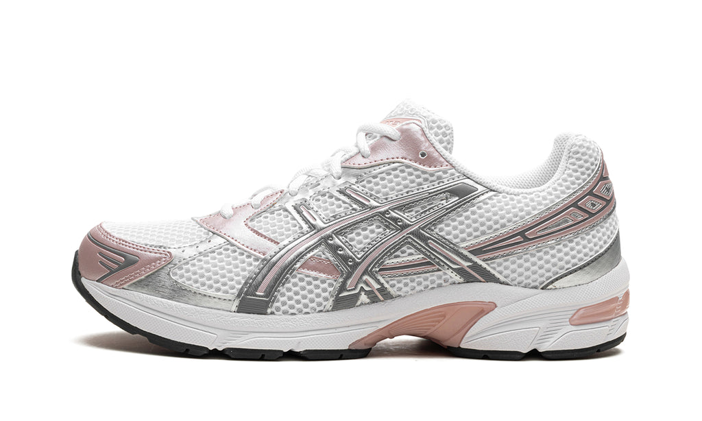 ASICS GEL-1130 Sneakers - White, Metallic Silver & Blush Pink