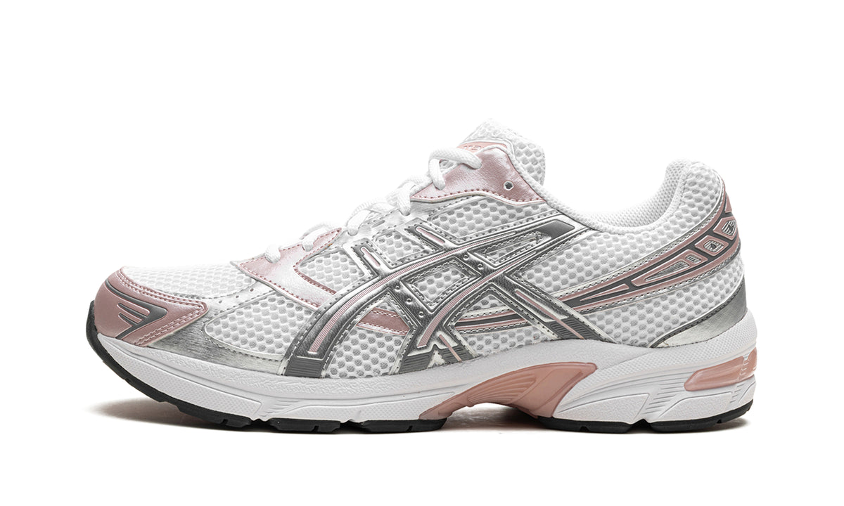 ASICS GEL-1130 Sneakers - White, Metallic Silver & Blush Pink