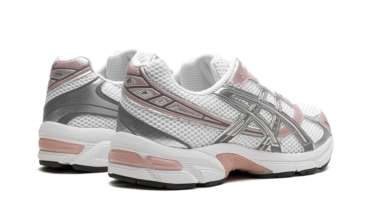 ASICS GEL-1130 Sneakers - White, Metallic Silver & Blush Pink