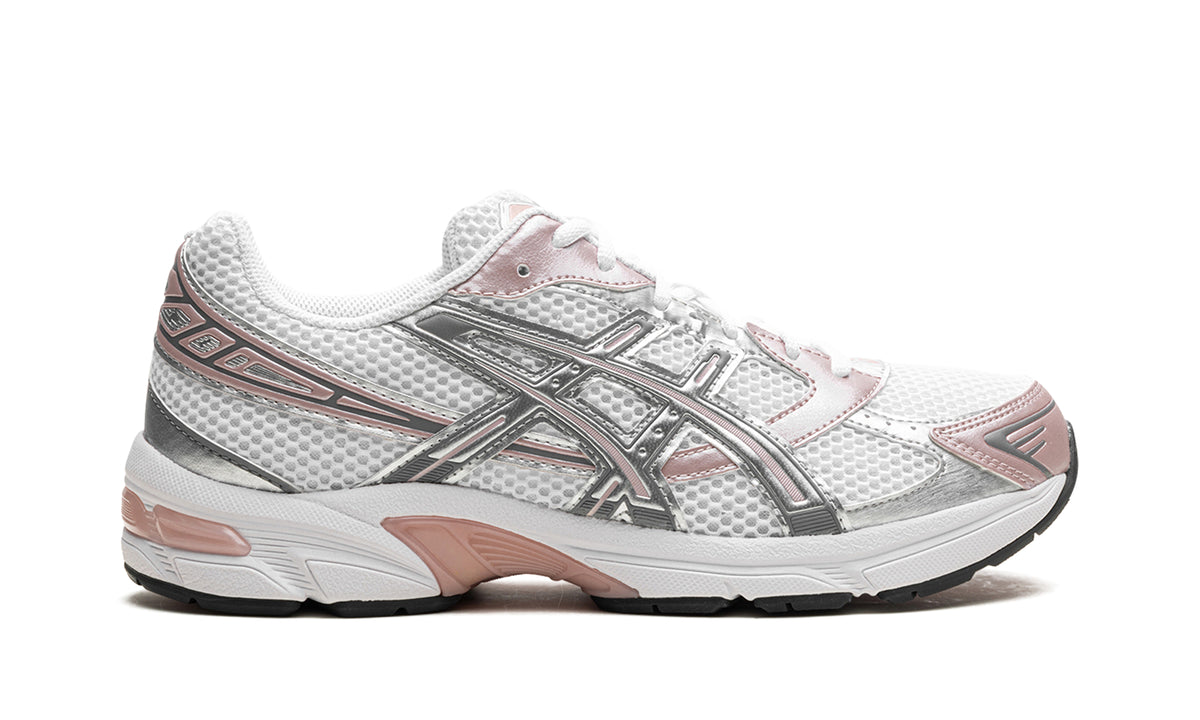ASICS GEL-1130 Sneakers - White, Metallic Silver & Blush Pink