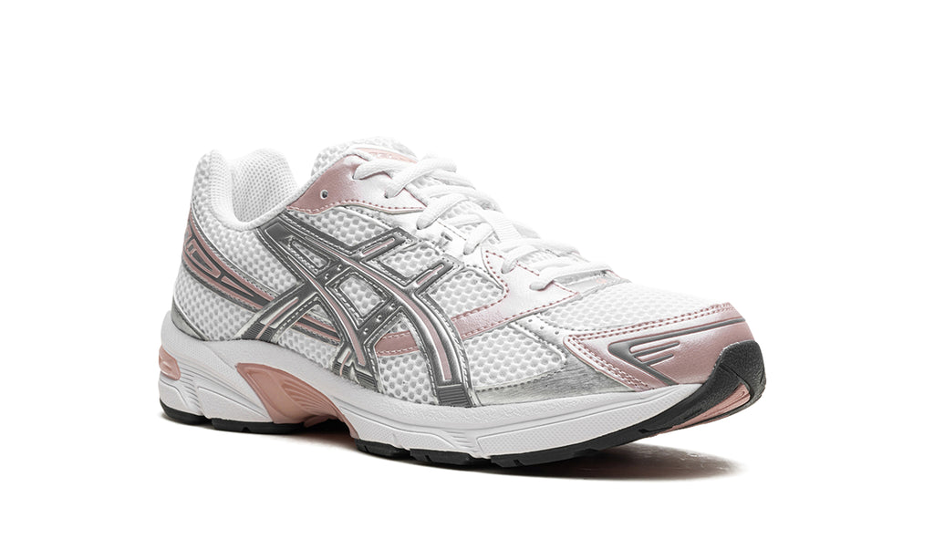 ASICS GEL-1130 Sneakers - White, Metallic Silver & Blush Pink