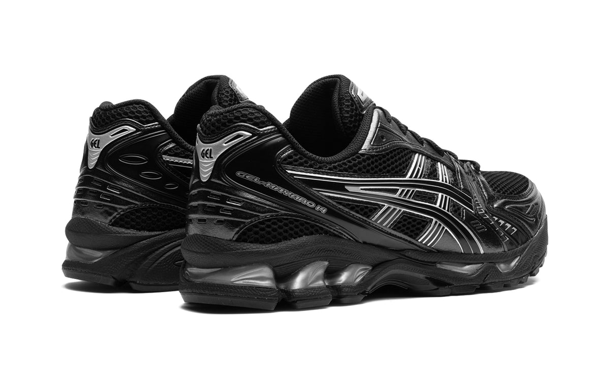 ASICS GEL-KAYANO 14 Sneakers – Black & Metallic Silver