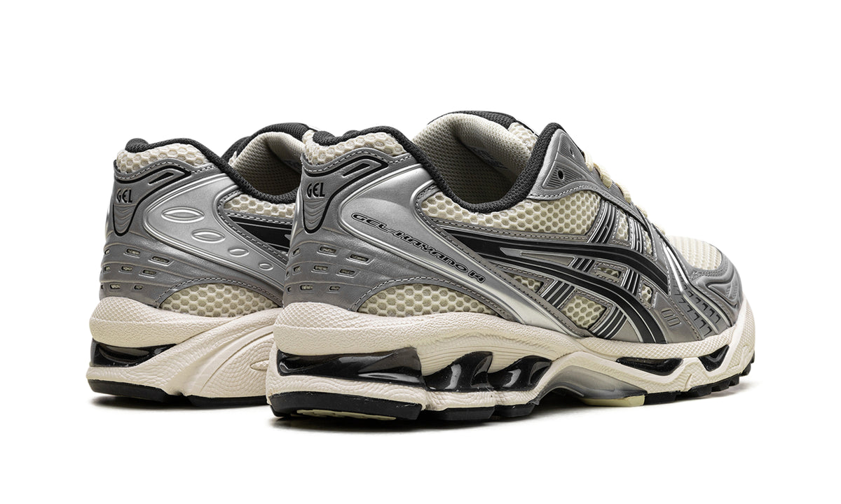 ASICS GEL-KAYANO 14 Sneakers - Metallic Silver, Cream & Black
