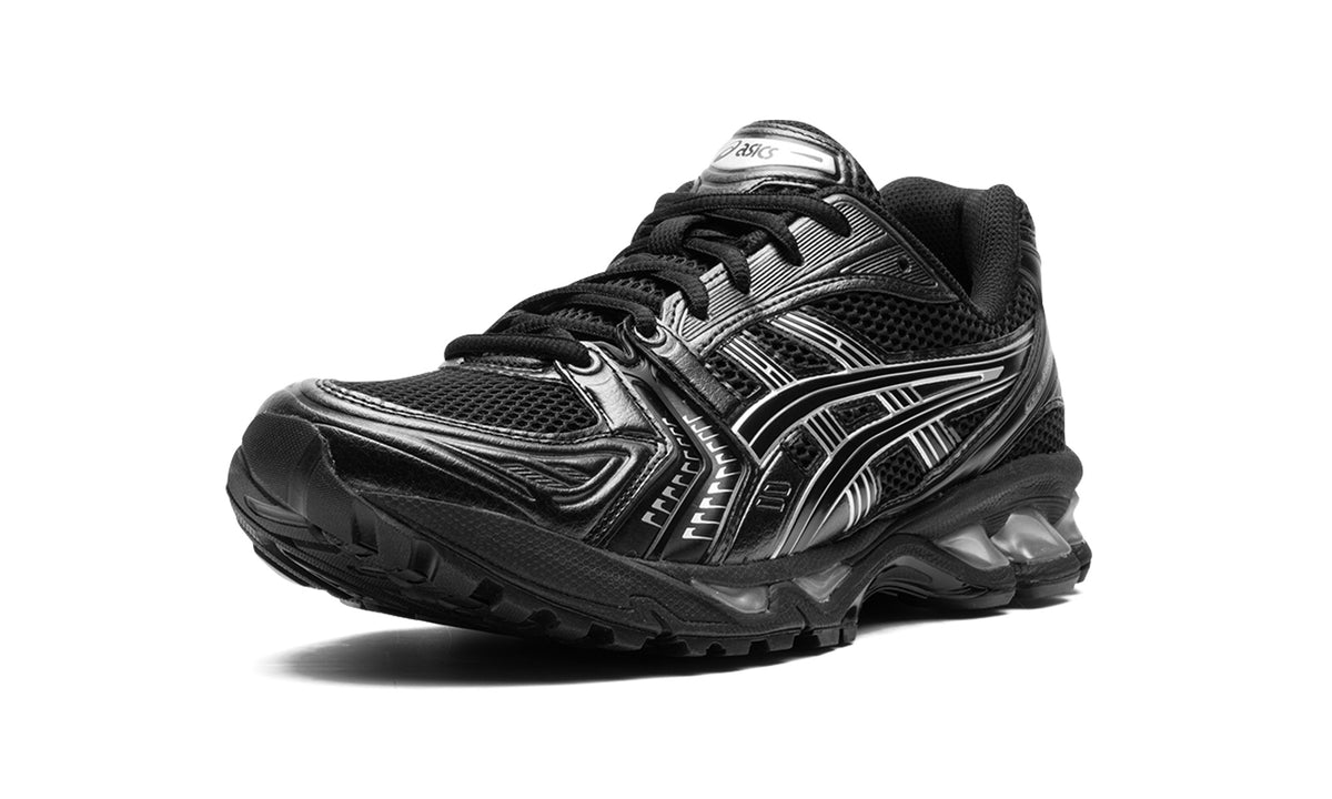 ASICS GEL-KAYANO 14 Sneakers – Black & Metallic Silver