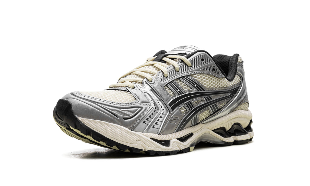 ASICS GEL-KAYANO 14 Sneakers - Metallic Silver, Cream & Black