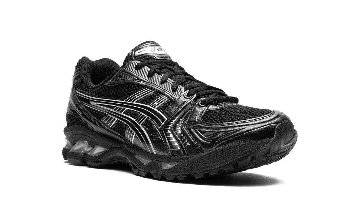 ASICS GEL-KAYANO 14 Sneakers – Black & Metallic Silver