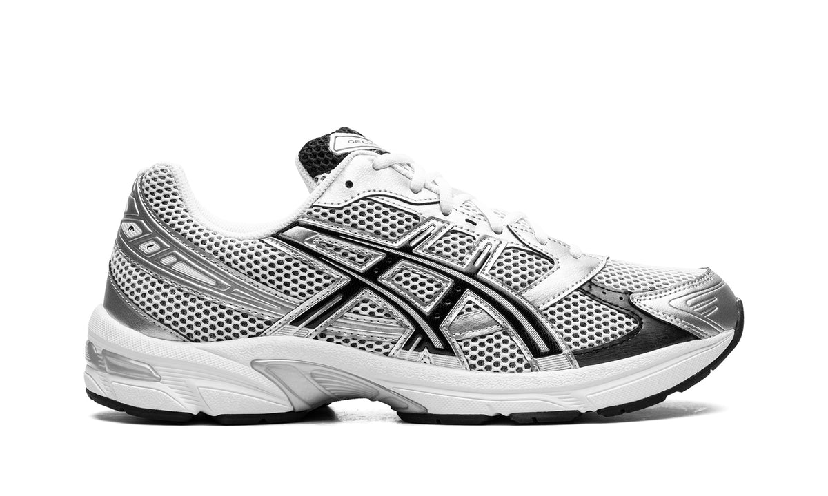 ASICS GEL-1130 Sneakers – White, Black & Metallic Silver