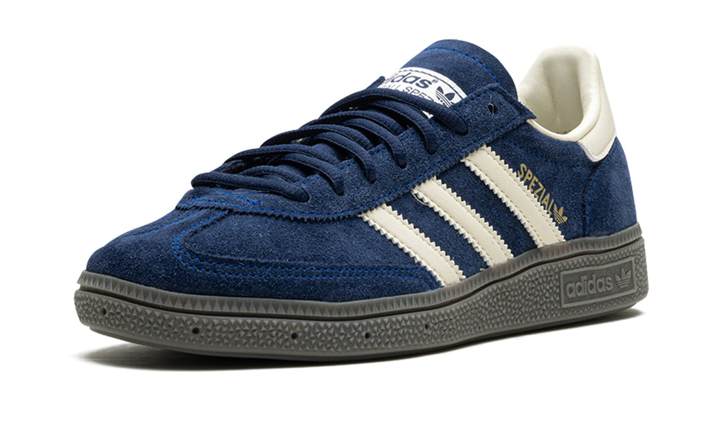 adidas Handball Spezial Sneakers - Navy Blue & Cream with Dark Gray Sole