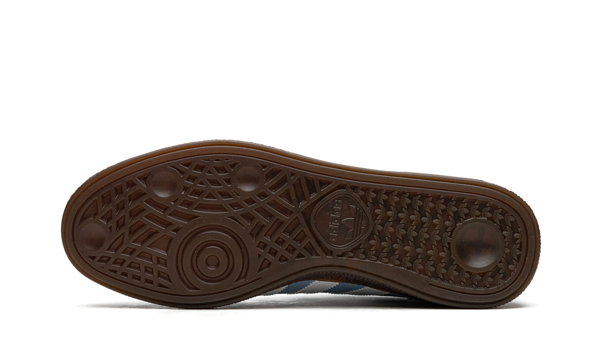 adidas Handball Spezial Sneakers - Light Blue & White with Brown Gum Sole
