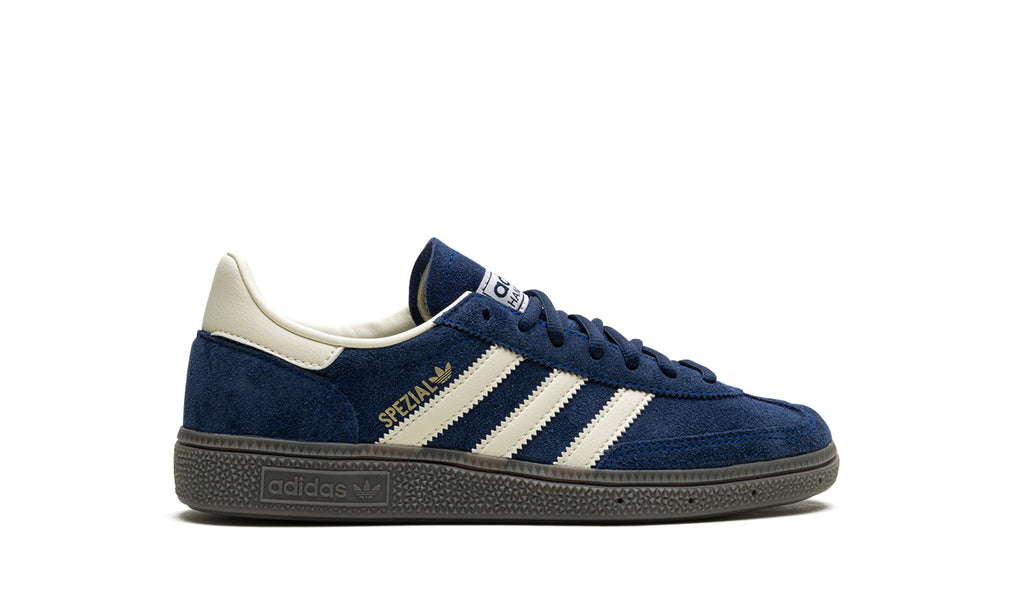 adidas Handball Spezial Sneakers - Navy Blue & Cream with Dark Gray Sole
