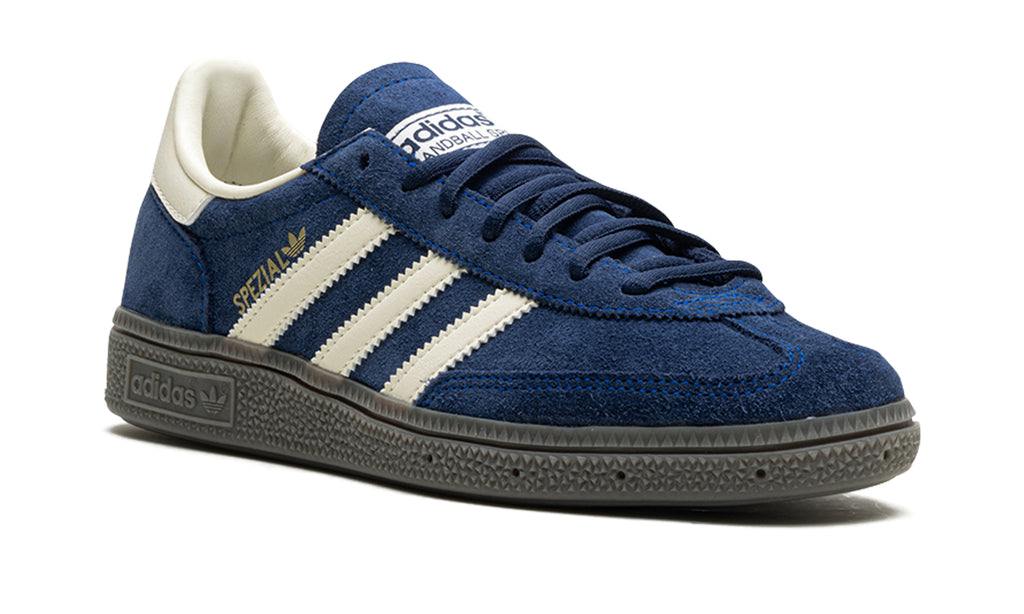 adidas Handball Spezial Sneakers - Navy Blue & Cream with Dark Gray Sole