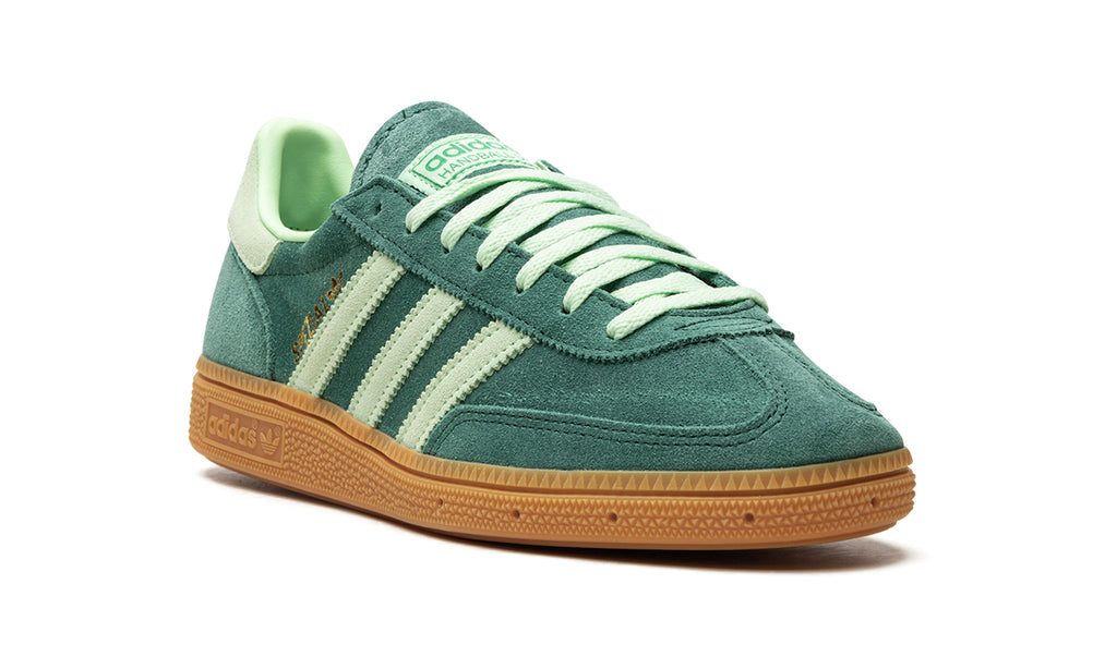 adidas Handball Spezial Sneakers - Teal Green with Mint Stripes and Gum Sole