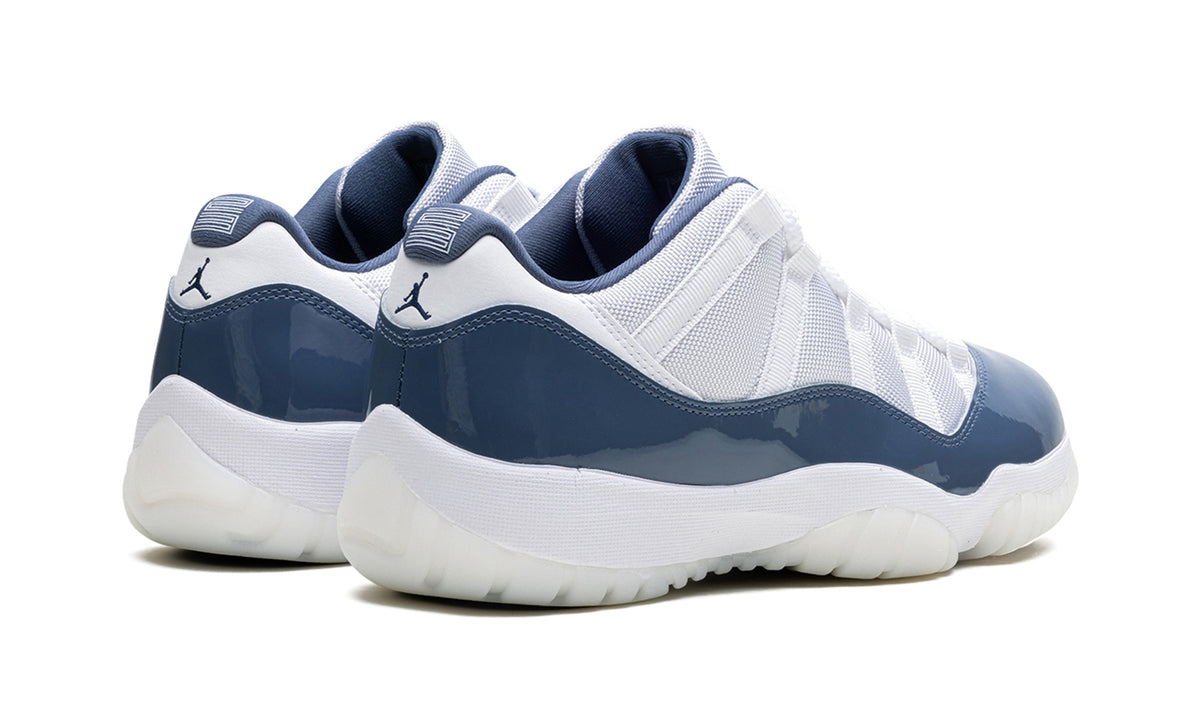 Air Jordan 11 Low Sneakers – White & Blue