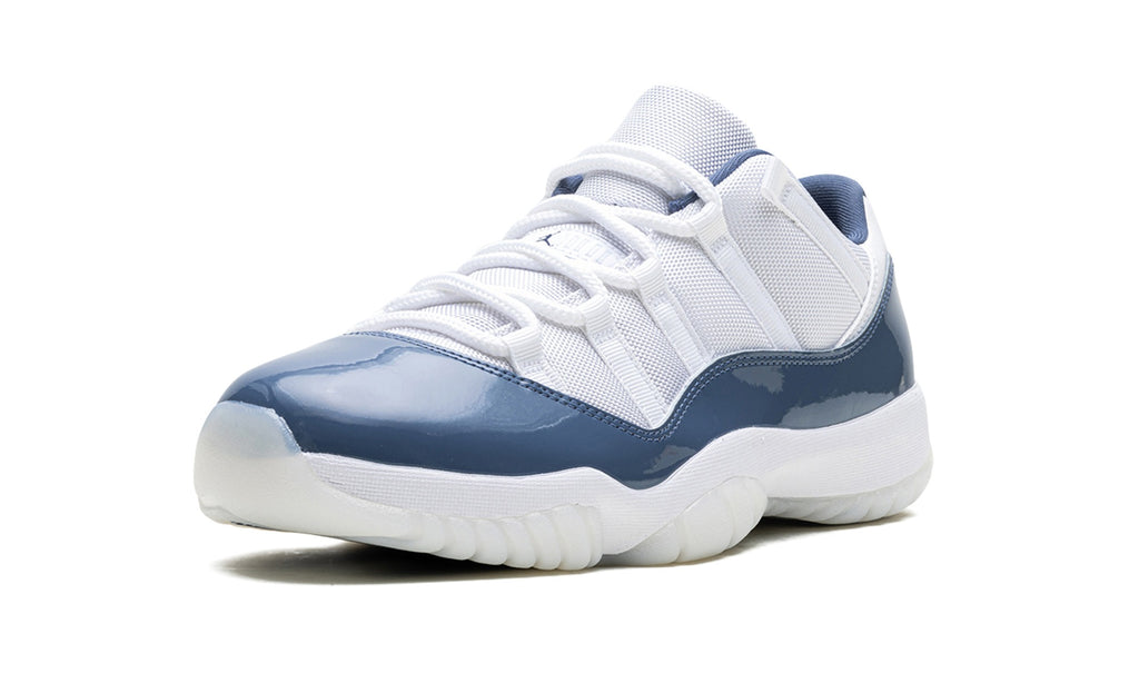 Air Jordan 11 Low Sneakers – White & Blue