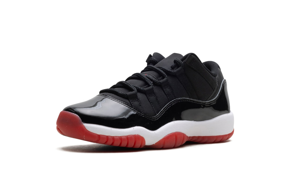 Air Jordan 11 Low Sneakers - Black, White & Red
