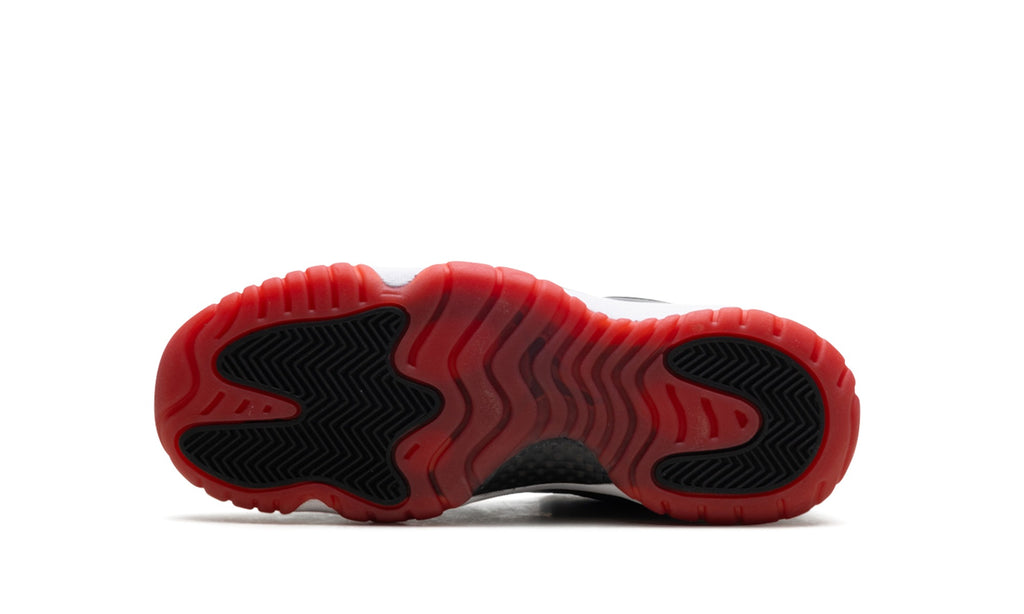 Air Jordan 11 Low Sneakers - Black, White & Red