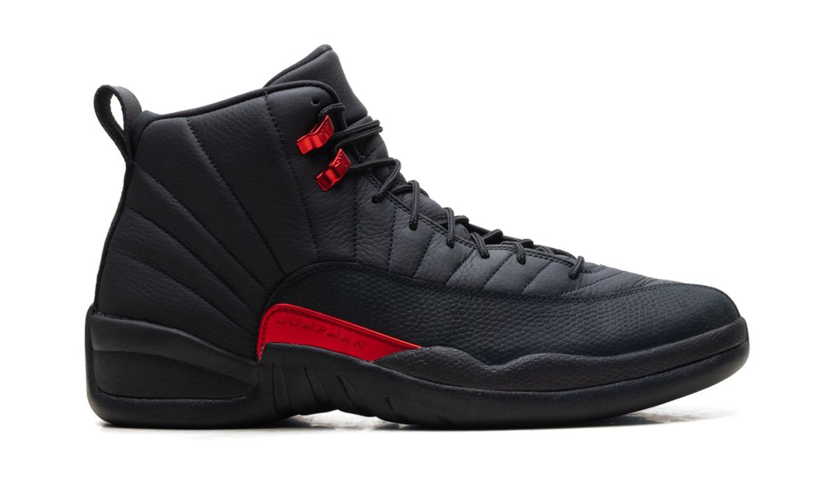 Air Jordan 12 High-Top Sneakers - Black & Red