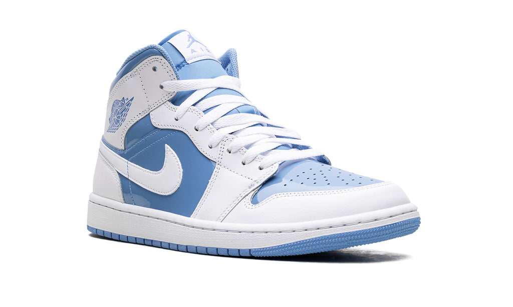 Air Jordan 1 Mid Sneakers - Blue and White