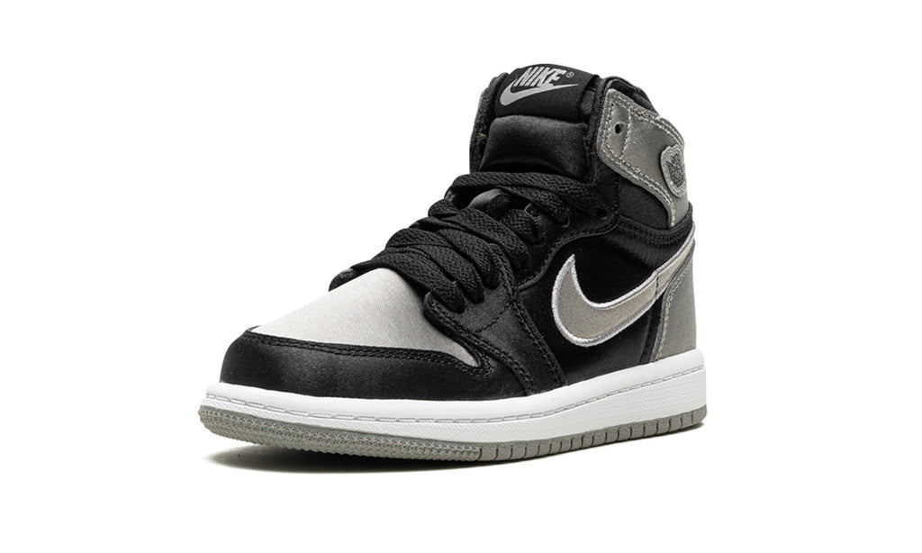 Air Jordan 1 High-Top Sneakers – Black, Gray & White