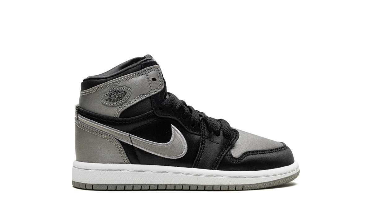 Air Jordan 1 High-Top Sneakers – Black, Gray & White