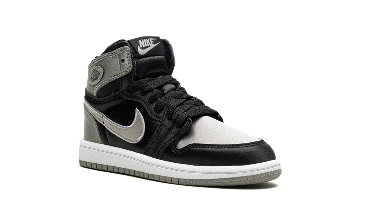 Air Jordan 1 High-Top Sneakers – Black, Gray & White