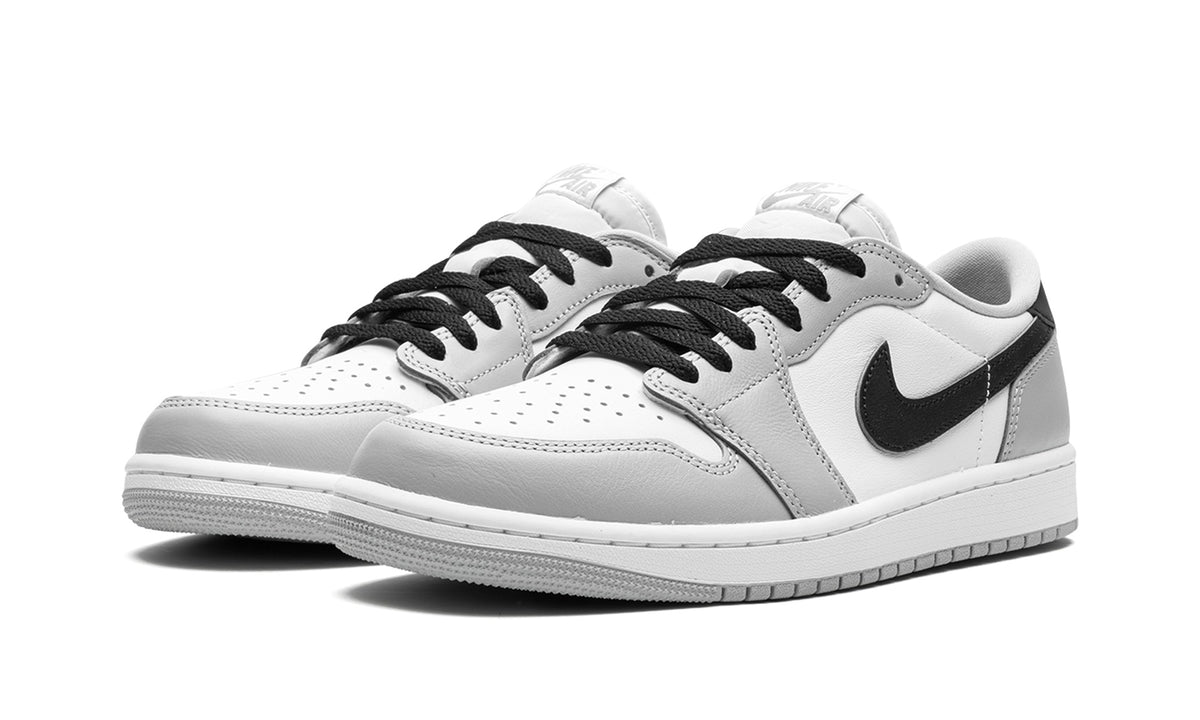 Air Jordan 1 Retro Low OG Sneakers in White, Grey & Black