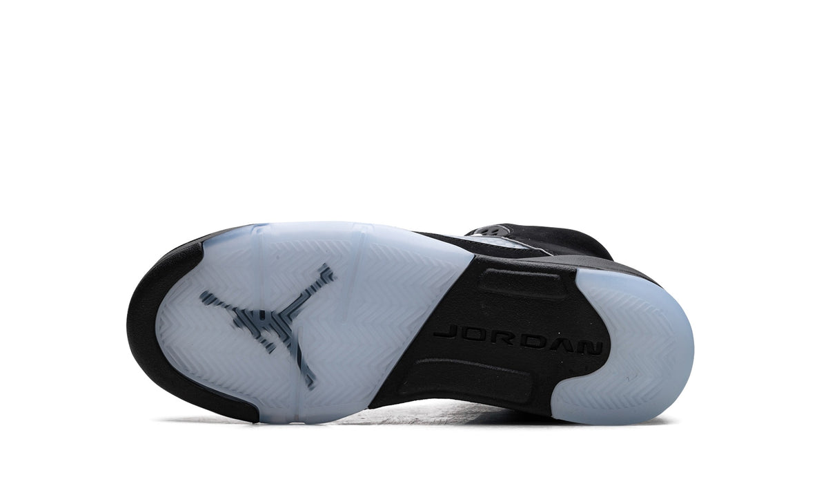 Air Jordan 5 Sneakers – Black, Silver & Ice Blue