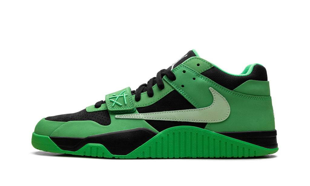 Travis Scott x Jordan Jumpman Jack Sneakers - Green, Black & Pale Green