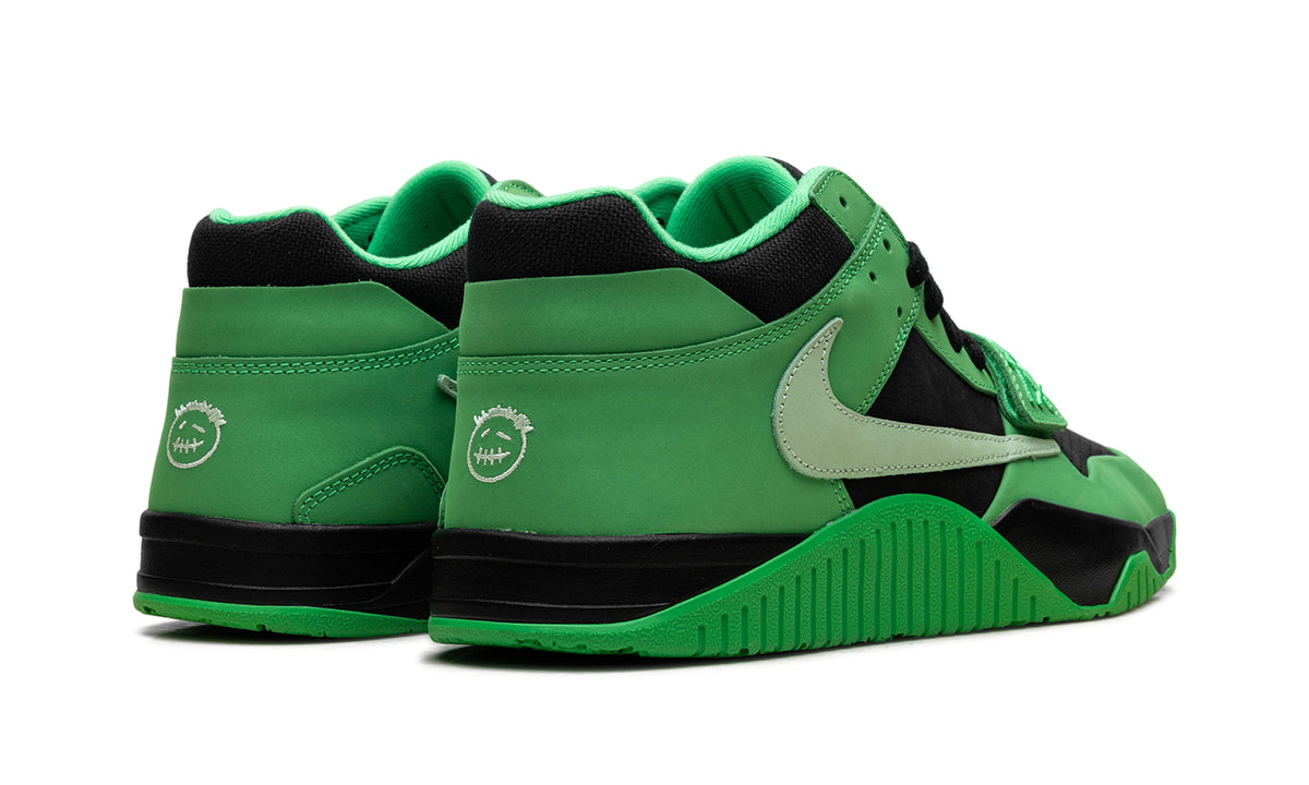 Travis Scott x Jordan Jumpman Jack Sneakers - Green, Black & Pale Green