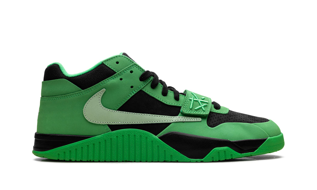 Travis Scott x Jordan Jumpman Jack Sneakers - Green, Black & Pale Green