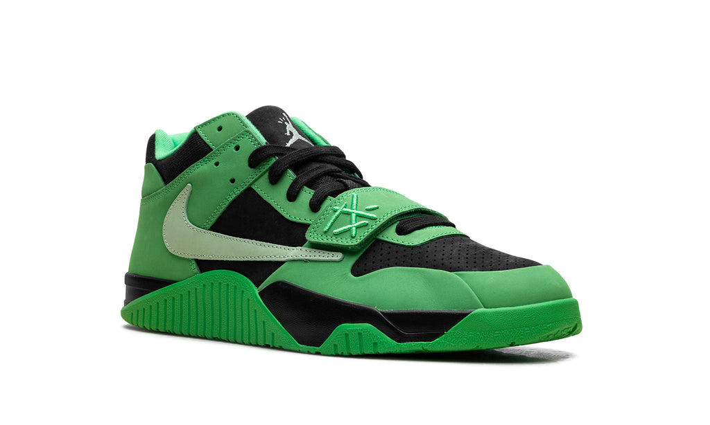 Travis Scott x Jordan Jumpman Jack Sneakers - Green, Black & Pale Green