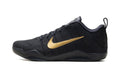 Nike Kobe 11 Elite Low Basketball Shoes - Black & Metallic Gold