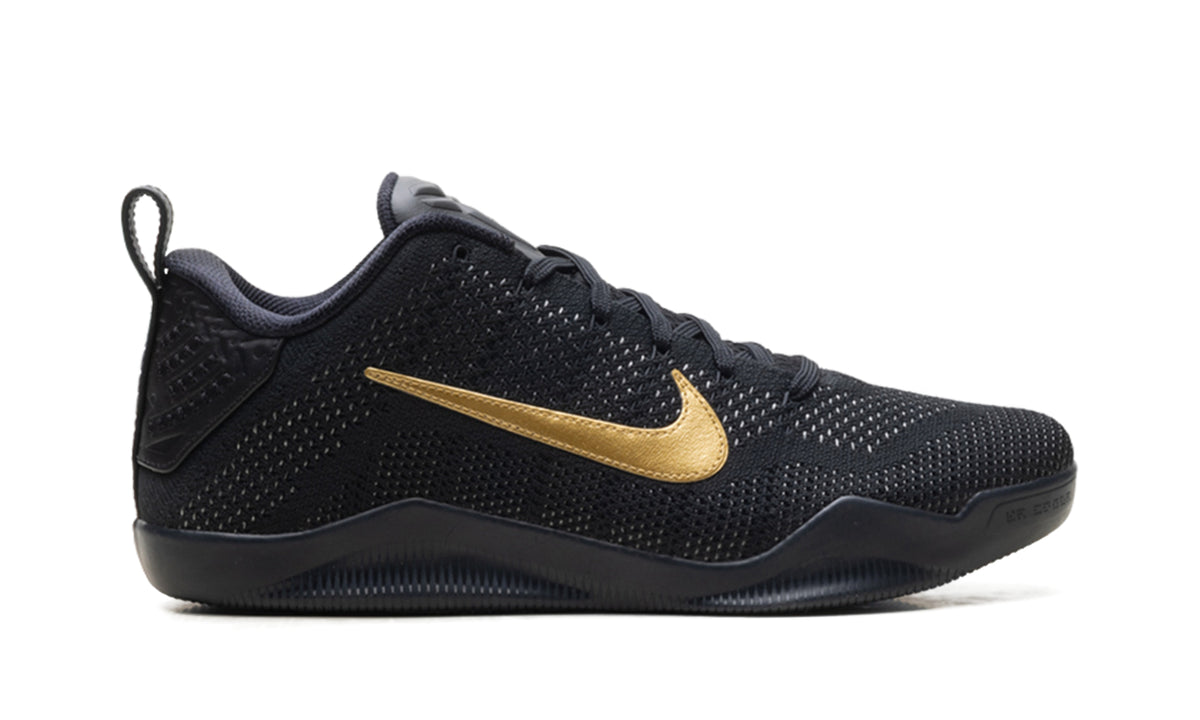Nike Kobe 11 Elite Low Basketball Shoes - Black & Metallic Gold