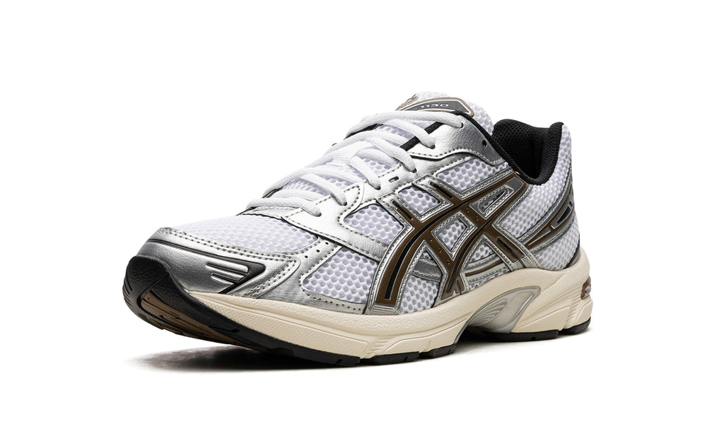 ASICS GEL-1130 Sneakers – White, Silver & Brown