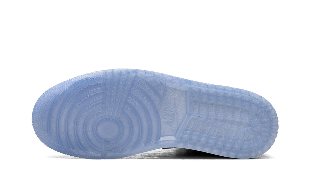 Air Jordan 1 Mid Sneakers – Black, White & Ice Blue