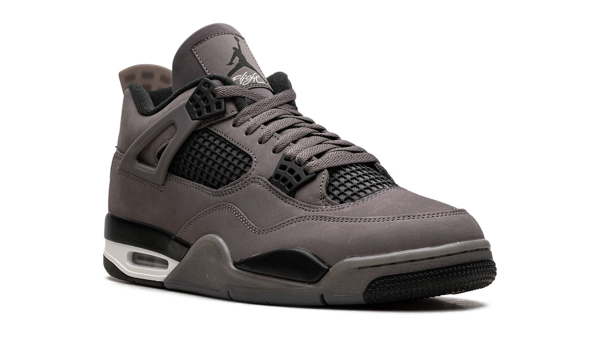 Air Jordan 4 Sneakers – Taupe, Black & White