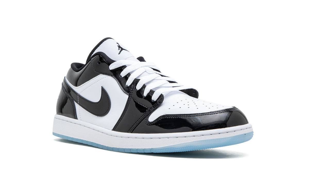Air Jordan 1 Low Sneakers – White, Black & Ice Blue