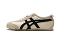 Onitsuka Tiger Mexico 66 Sneakers - Cream with Black Stripes and Beige Overlays