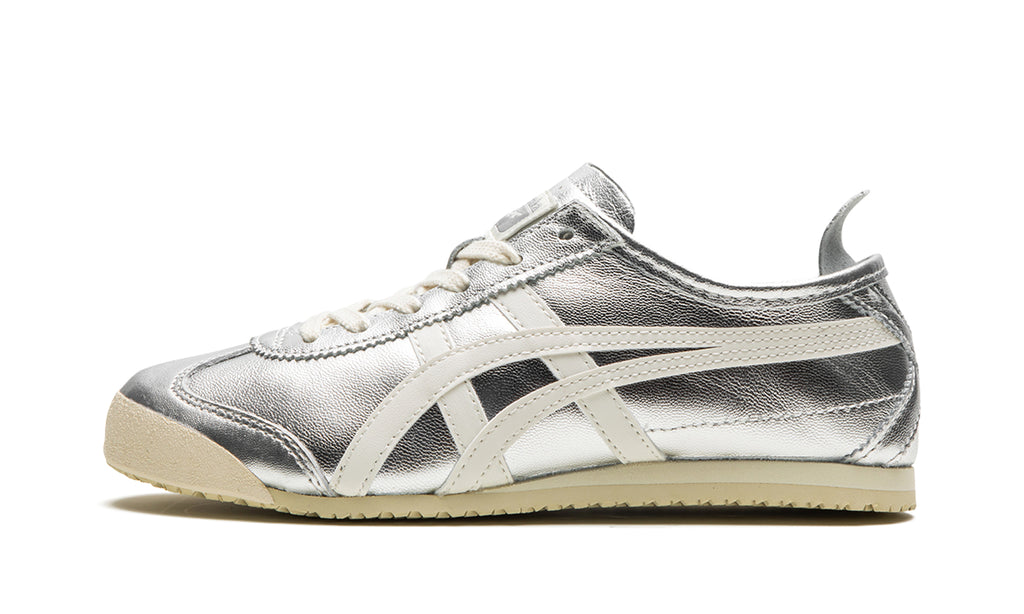 Onitsuka Tiger Mexico 66 Sneakers - Metallic Silver and Off-White