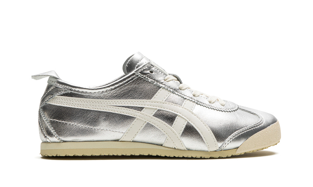 Onitsuka Tiger Mexico 66 Sneakers - Metallic Silver and Off-White