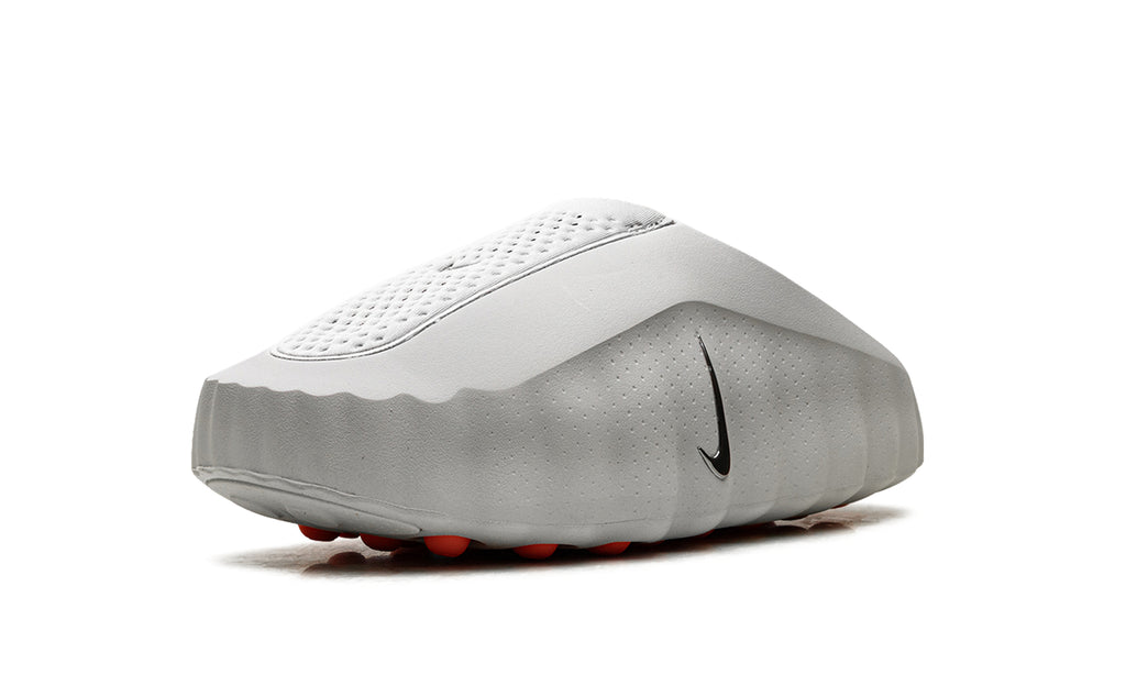 Nike Mind 001 Slip-On Mules - Light Gray with Orange Outsole Nodes