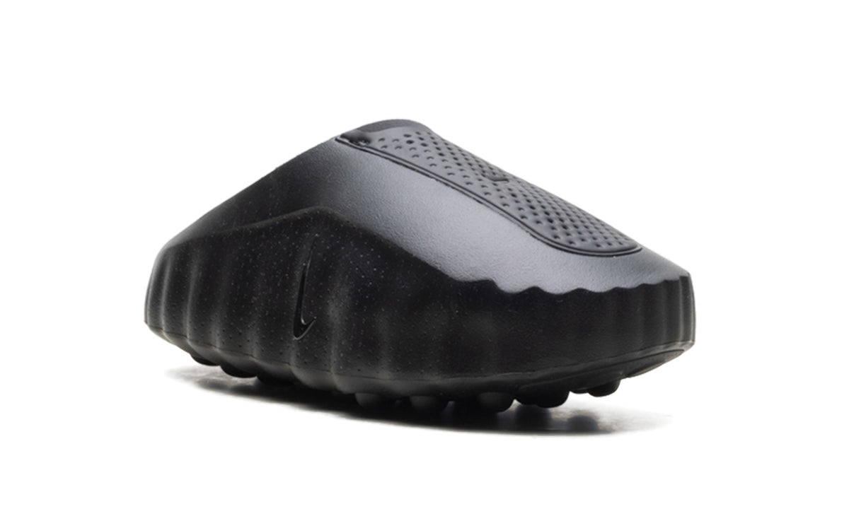 Nike Mind 001 Slip-On Mules - All Black with Circular Outsole Nodes